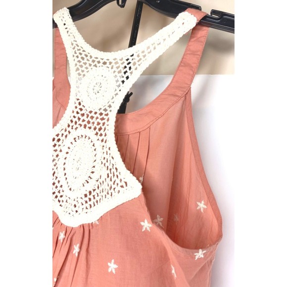 XXI, Dusty Pink, Embrodered Crochet Tank Top, Women, Sz Large - Picture 9 of 11